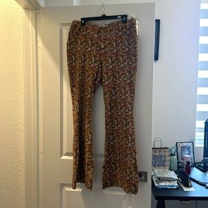 Flower Hollister Pants XL